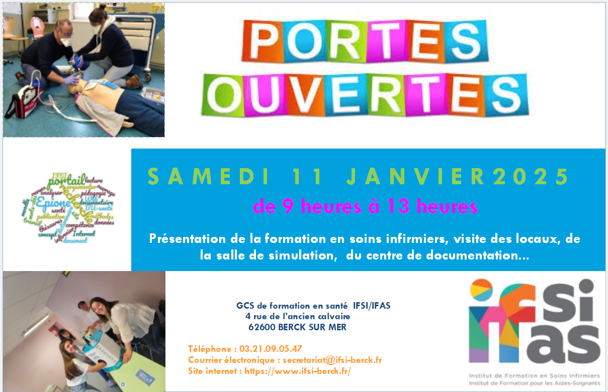 PORTES OUVERTES ifsi 2025